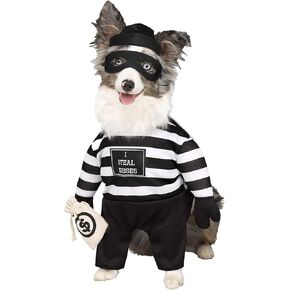 Robber Pup Costume for Pets Large