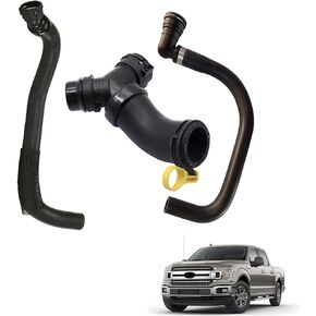 Upper Radiator Hose Y-Connector Lower Degaus Compatible with Ford F-150 5.0L 2011 2012 2013 2014 2015 2016 2017 2018 2019 2020 Replace DR3Z-8566-A CL3Z-8260-A BL3Z-8C350-A