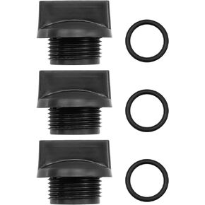 3Pcs 63405 Water Drain Thread Plug and Seal with O-Ring Fit for Honda 2" 3" 4" Pump, Fit for Harbor Freight Predator 2 Inch 3 Inch Pump, Fit for Pacific HydroStar 61986 68375 69774 Pump