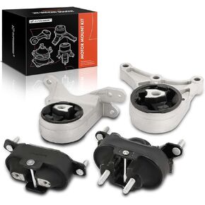 A-Premium Engine Motor Mount and Transmission Mount Kit Compatible with Chevrolet Malibu 2008-2012 & Pontiac G6 2007-2009 & Saturn Aura 2007-2009, 3.6L, Automatic Transmission, 4-PC Set