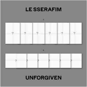 LE SSERAFIM - Vol.1 UNFORGIVEN (Weverse album ver.) (A+B ver. SET)