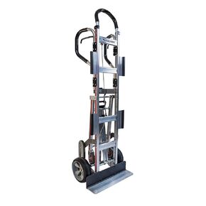 Magliner Appliance Hand Truck with 4th Wheel Attachment and 10" Microcellular Foam Wheels, 800 lb. Capacity