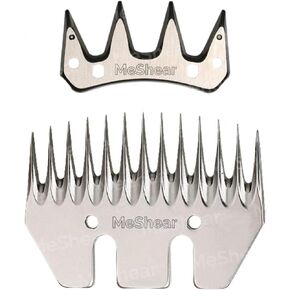 شفرة مقص الأغنام الكهربائية - آلة قص الماشية الاحترافية في المزرعة - مجموعة أدوات العناية بقص شعر الحيوانات (مجموعة شفرات قص الأغنام من الشفرات العلوية والسفلية) in Kuwait