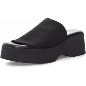 Platform Sandals for Women, Slip On Peep Toe Wedge Heeled Sandals Beach Slides