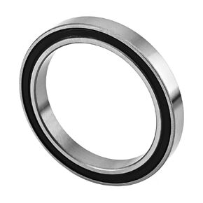Bettomshin 1Pc 6816-2RS Deep Groove Ball Bearing, 80x100x10mm Double Sealed Bearing, GCr15 P0 Z1 Deep Groove Rolling Bearing