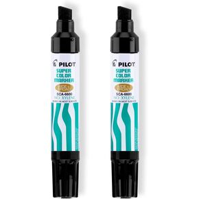 Pilot Pen Corporation of America : Jumbo Permanent Marker, Refillable, Chisel Point, Black -:- Sold as 2 Packs of - 1 - / - Total of 2 Each