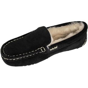 Clarks Shearling Moccasin House Slippers for Women - Indoor/Outdoor Gift for Her