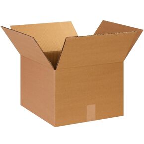 14" x 14" x 10" Double Wall Corrugated, Heavy-Duty Cardboard Boxes, BFHD141410DW, for Shipping, Packing, Moving and Storage, Kraft (Pack of 15)