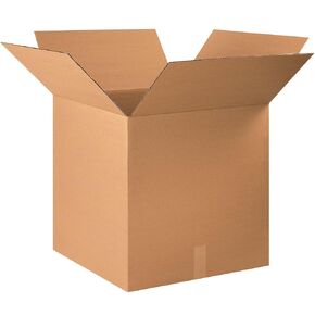 Aviditi HD222222DW Heavy-Duty Double Wall Corrugated Cardboard Box 22" L x 22" W x 22" H, Kraft, for Shipping, Packing and Moving (Pack of 10)