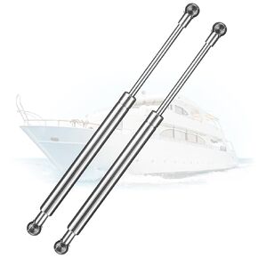 ARANA 10 inch 35lb Stainless Steel Gas Struts Spring Prop, 2 Pcs 4058 Gas Shock 10" Lift Support Marine Gas Struts for Boat Storage Lid Truck Tool Box Weatherguard Toolbox Lid Cabinet Door