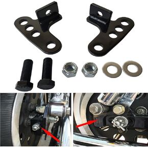 Adjustable Lowering Kit 1“ 2" 3" Compatible with Harley 2000-2015 XL883 XL1200 Rear Motorbike Lowering Blocks
