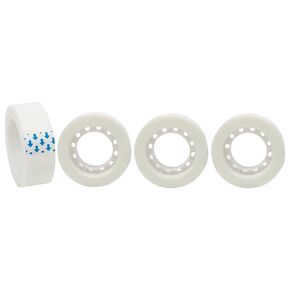 4 Rolls Invisible Matte Tape Refills for Dispenser, 0.7-Inch Wide, 27.3 Yards Long, Perfect for Gift Wrapping, Crafts, Home, School, Office