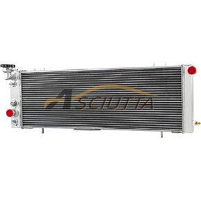 مشعاع ألومنيوم CU1193 لـ 1991-2001 جيب شيروكي كومانش واجونير XJ 2.5 L4 4.0 L6 GAS Radiador 3 صف مشعات أساسية