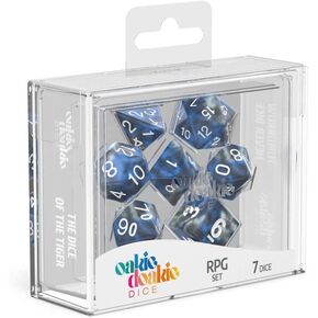 Oakie Doakie Dice RPG Set Gemidice - Liquid Steel (7)