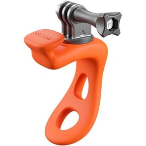 fotoconic Camera Strap Mount Flexible Wrap Band Bike Handlebar Tube Roll Bar Stick Pole Ski Holder Accessories for GoPro Max Hero 12 11 10 9 Insta360 Ace Pro X3 DJI Action 3 4 Osmo Pocket (Orange)