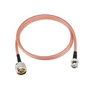 Superbat N to BNC Cable 3ft BNC Male to N Male Coax Cable 50 Ohm Low Loss RG400 Extension Cable for Spectrum Analyzer Antenna, Ham Radio, Oscilloscope, RF Applications etc.