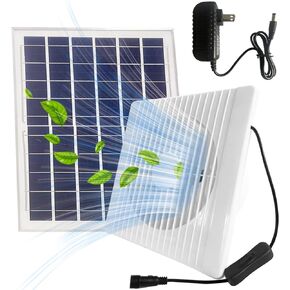 مروحة تعمل بالطاقة الشمسية، مروحة عادم تعمل بالطاقة الشمسية مقاس 10 بوصات، لوحة شمسية بقدرة 15 وات مع دعامة تعمل بالطاقة الشمسية، تدفق هواء قوي للخارج، الدفيئة، حظيرة الدجاج، بيت الحيوانات الأليفة، السقيفة، المرآب in Kuwait