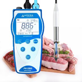 APERA INSTRUMENTS Premium Series PH8500 Portable Handheld pH Meter Kit (AI5520)