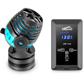 1050GPH Mini Wave Maker with Controller, Mini DC 24V Powerhead with Magnetic Mounting, Nano Wavemaker for aquarium 30 to 60 Gallons,for fresh and marine water fish tanks