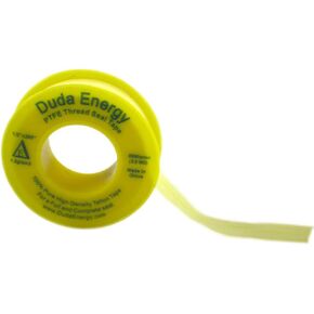 Duda Energy ThreadSeal-1.2g-100x260-Yellow 1 Roll of 1" x 260" Teflon Thread Seal Tape, Yellow