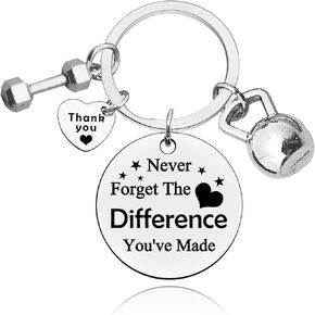Fitness Gifts Keychain Fitness Trainer Fitness Instructor Personal Trainer Appreciation Gift Thank You Jewelry Gift Fitness Coach Workout Gift Leaving Gift Going Away Gift Farewell Retirement Gym Gift
