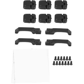 Tbest Car Door Handle, RC Car Door Hinges Handles Car Door Handle Kits Compatible for 1:10 RC Crawler Brass for Trx4 De Trx4 Defender Accessories Traxxas Trx4 Defender Accessories