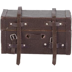 RC Luggage Box, Wood 1/10 Scale RC Climbing Truck Model Luggage Carry Case Bag for RC 4WD D90 D110