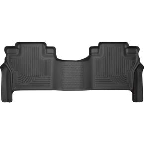 Husky Liners | Weatherbeater | Fits 2017 - 2021 Nissan Titan, 16-21 Titan XD Crew Cab, 17-19 Titan, Titan XD Extended Cab | Front Row Liner, Black | 13601