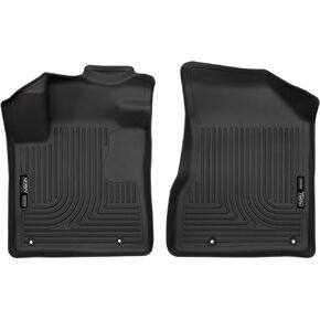 Husky Liners Weatherbeater Floor Mats | Fits 2015 - 2024 Nissan Murano | Front Row, 2-pc Black - 18611