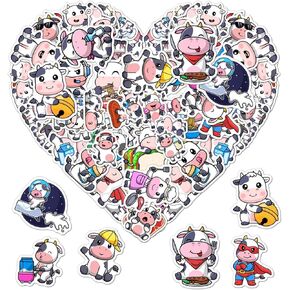 Pack 50 Pcs Cute Animal Dragon Stickers for Water Bottles Waterproof Laptop Luggage Cups Computer Journaling Teens Adults Girls Boys Aesthetic Sticker Packs Small Vinyl Decals