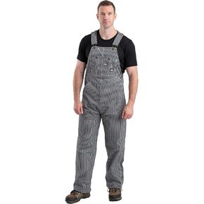 Berne Men's Heritage Unlined Hickory Stripe Bib Overall