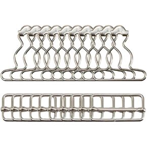 10 Sets Suspender Overall Buckles Dungaree Fastener 1.5 Inch Overall Buckles for Bib Pants