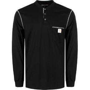 قمصان BOCOMAL FR للرجال 5.5oz خفيفة الوزن بأكمام طويلة، قميص Henley مقاوم للحريق CAT2