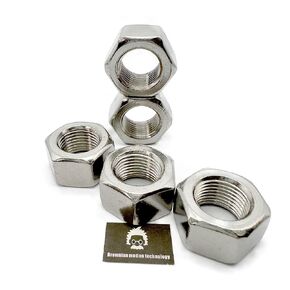 Stainless Steel SS304 5/8"-18 UNF HEX NUT Unified National Fine Series (Pack of 10PCS)
