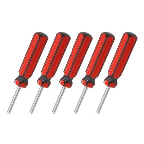 5 Pack Tire Valve Remover Tools, Screwdriver Valve Stem Core Installer Repair Tool for Replace and Repair The Air-Conditioning, Car Tires, and Others