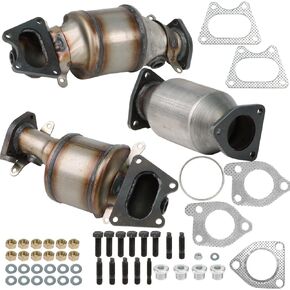 16450 16451 16351 Catalytic Converter Set of BANK 1 AND 2 AND REAR Compatible With Honda Odyssey 3.5L 2005-2007