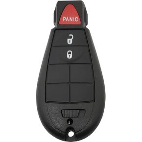 Replacement Key Fob Cover for Chrysler Town Country Dodge Durango Grand Caravan Journey Dodge Ram 1500 2500 3500 Jeep Grand Cherokee Remote Control Key Fob Shell