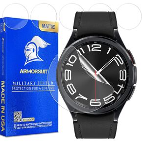 ArmorSuit 6 Pack for Samsung Galaxy Watch 6 Classic [43mm] (2023 Release) Anti-Glare Screen Protector MilitaryShield Matte Film - Made in USA