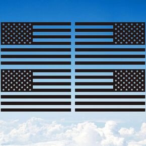 Subdued American Flag Sticker 3" X 5" Tactical Military Flag USA Decal Great for SUV, Hard Hat, Car Vinyl Window Bumper Decal Sticker (3-Pack) in Saudi Arabia