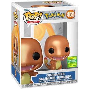 Funko Pop! Pokemon Charmander (Metallic) SDCC Shared Exclusive w/ Sticker 2022