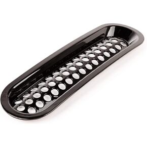 RealTruck Rugged Ridge | Grille Insert Kit, Perforated, Black | 11306.31 | Fits 2007-2018 Jeep Wrangler JK