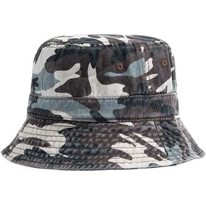 Croogo Bucket Hat for Men Women Fisherman Outdoor Summer Travel Beach Caps 100% Cotton Stone Washed Packable Fishing Sun Cap