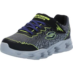 Skechers Boy's Vortex 2.0-ZORENTO Sneaker, Black/Yellow, 5 Wide Big Kid