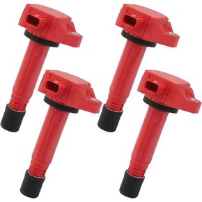 Ignition Coil Packs Set of 4 Compatible with Civic L4 1.8L 2006 2007 2008 2009 2010 2011 UF582 C1580 IC662 RNAA01