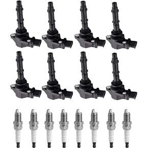 ENA Pack 8 Ignition Coil UF535 with 95983 Spark Plug 4.6L 5.5L Compatible with Mercedes-Benz 2007 2008 2009 2010 2011 2012 2013 2014 2015 CL550 CLK550 CLS550 E550 G550 GL450 GL550 S550 SL550 SLK350