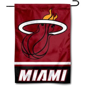 Miami Heat Double Sided Garden Flag