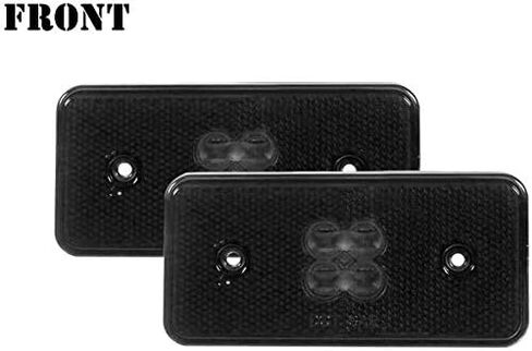 2pcs Front Smoked Lens Amber LED Side Marker Light Compatible With 2002-14 Mercedes Benz W463 G-Class G500 G550 G63 AMG Sidemarker Lamps in Saudi Arabia