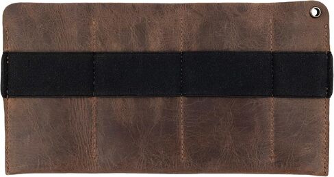 Hide & Drink, Car Caddy Organizer Handmade from Full Grain Leather, Seat Side Portable Bag, Vintage Storage, Travel Accessories - Bourbon Brown in Saudi Arabia
