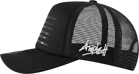 قبعة سائق شاحنة العلم الأمريكي منقوشة ثلاثية الأبعاد ممتازة، قبعة بيسبول شبكية، قبعة Snapback في الهواء الطلق للرجال والنساء in Saudi Arabia
