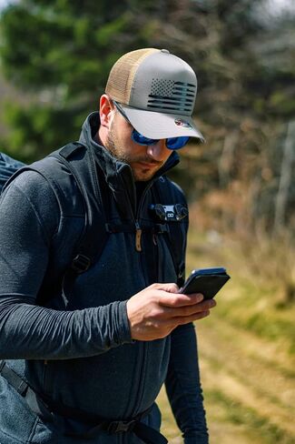 قبعة سائق شاحنة العلم الأمريكي منقوشة ثلاثية الأبعاد ممتازة، قبعة بيسبول شبكية، قبعة Snapback في الهواء الطلق للرجال والنساء in Saudi Arabia